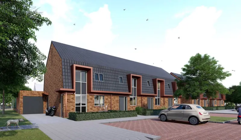 8 duurzame grondgebonden woningen aan de Emmalaan in Heerde